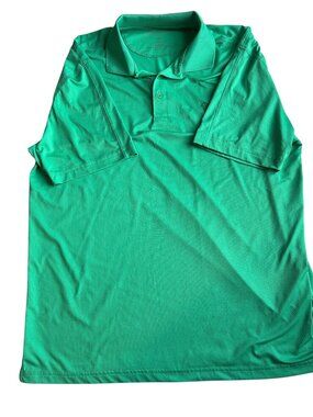 George Strait Collection Green Performance Polo Shirt Men's Large